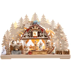 Schwibbogen "Christmas Bakery", 115V With Usb A Port