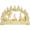 Schwibbogen "Deer In The Dusk", 115V With Usb A Plug