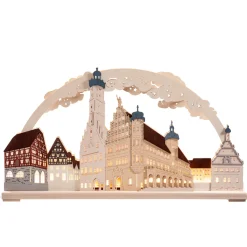 Schwibbogen "Rothenburg Ob Der Tauber" 230V With Usb A Port