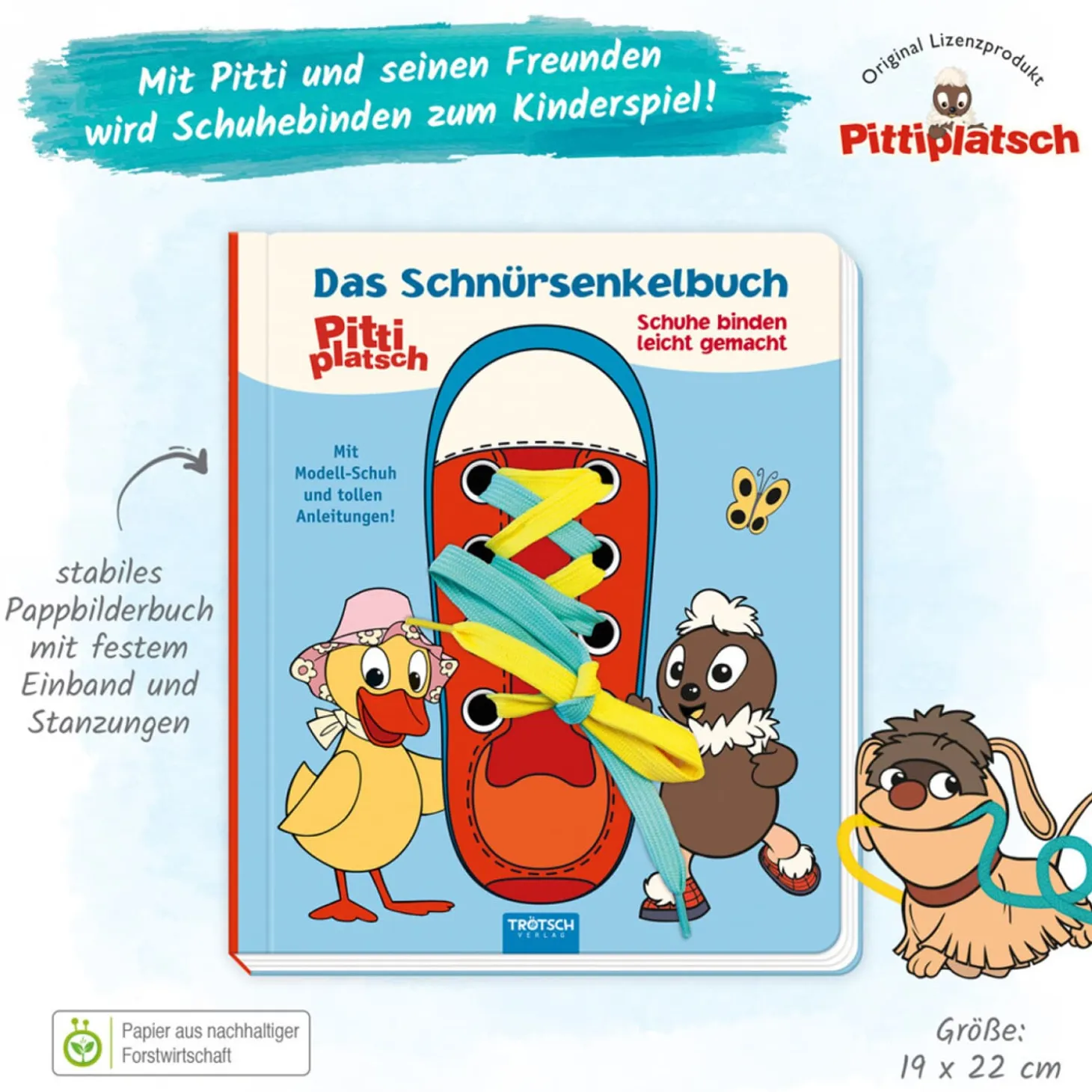 Shoelace Book Pittiplatsch