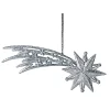Shooting Star With Silver Glitter