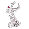 Sitting Reindeer With A Red Nose