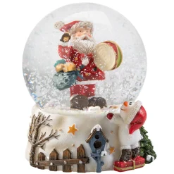 Snow Globe "Drum Roll", Large
