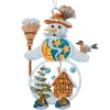 Snowman With Bavarian Hat