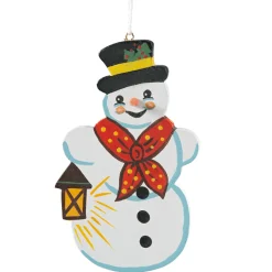 Snowman With Lantern