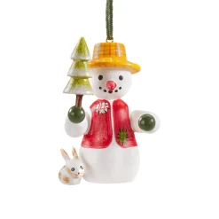 Snowman With Tree