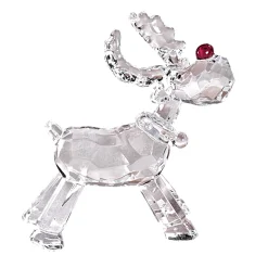 Standing Reindeer With Red Nose