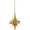 Star With Glitter, Gold, 10,5Cm
