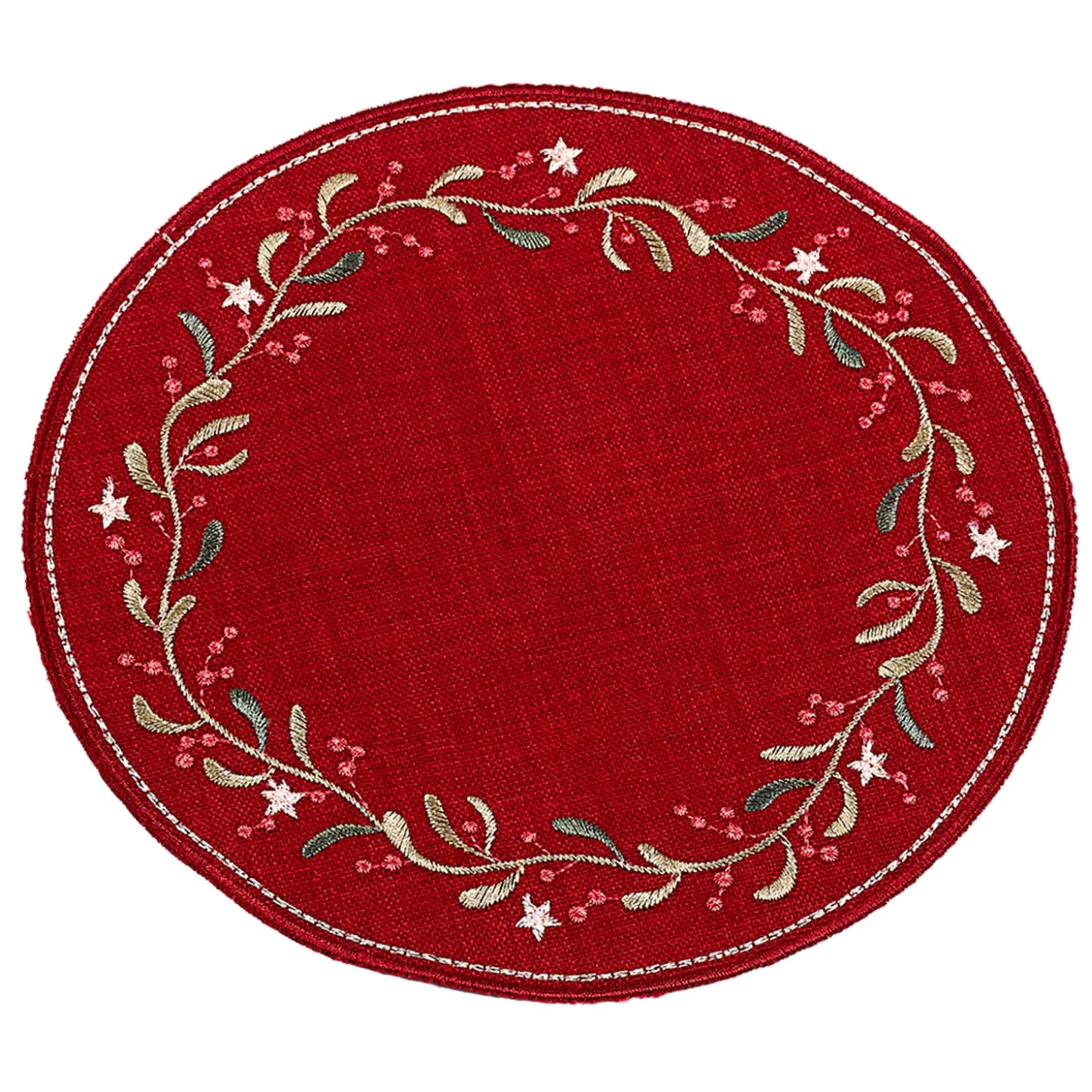 Tablecloth "Mistletoe" R 7.78 Inch