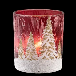 Tealight Holder "Winter Forest"