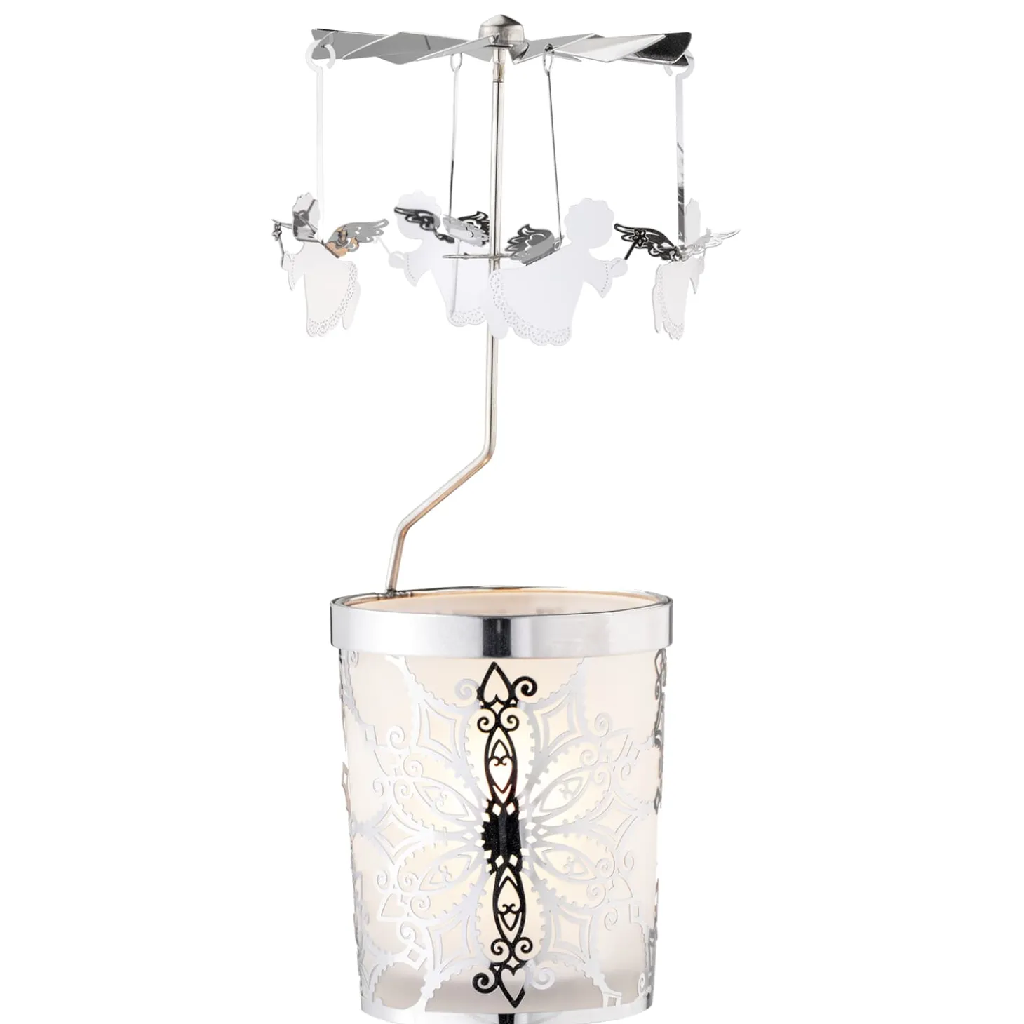 Tealight Mobile "Angel", Silver