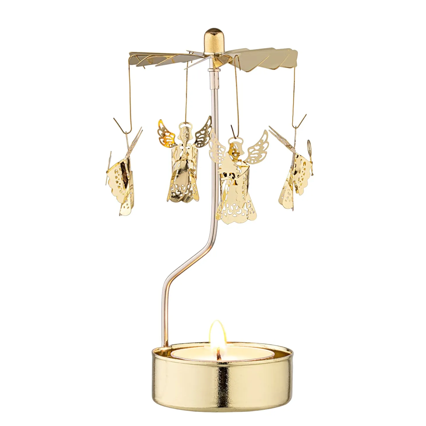 Tealight Mobile "Heraldic Angels", Gold
