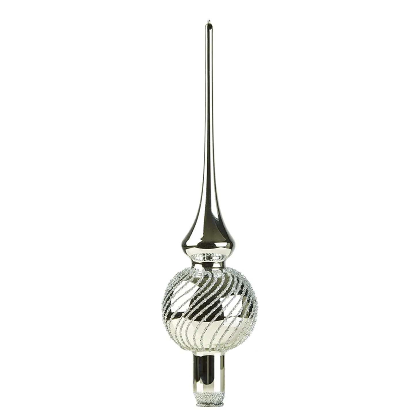 Tree Top Silver With Silver Spirals