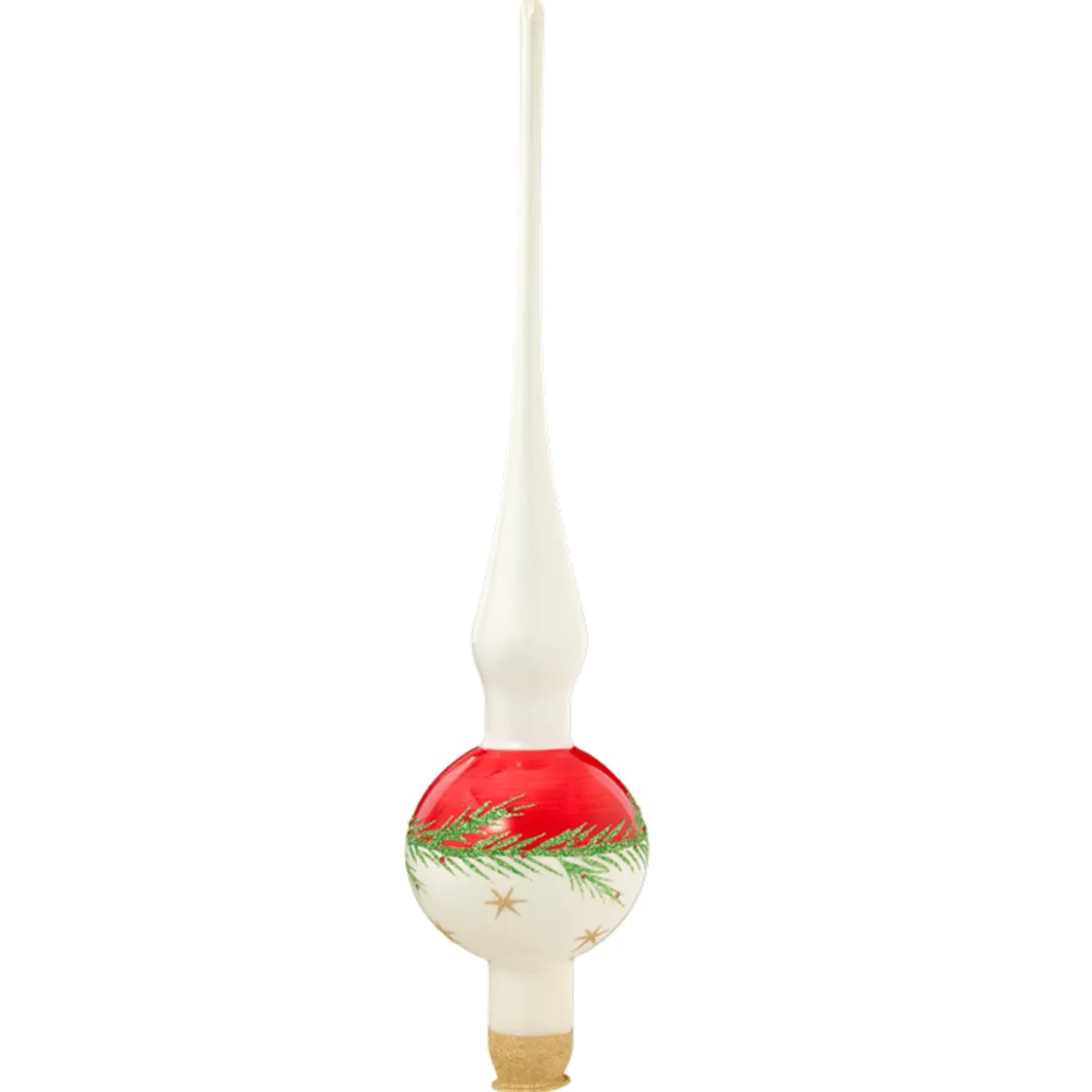 Tree-Topper Red-White With Twig And Stars