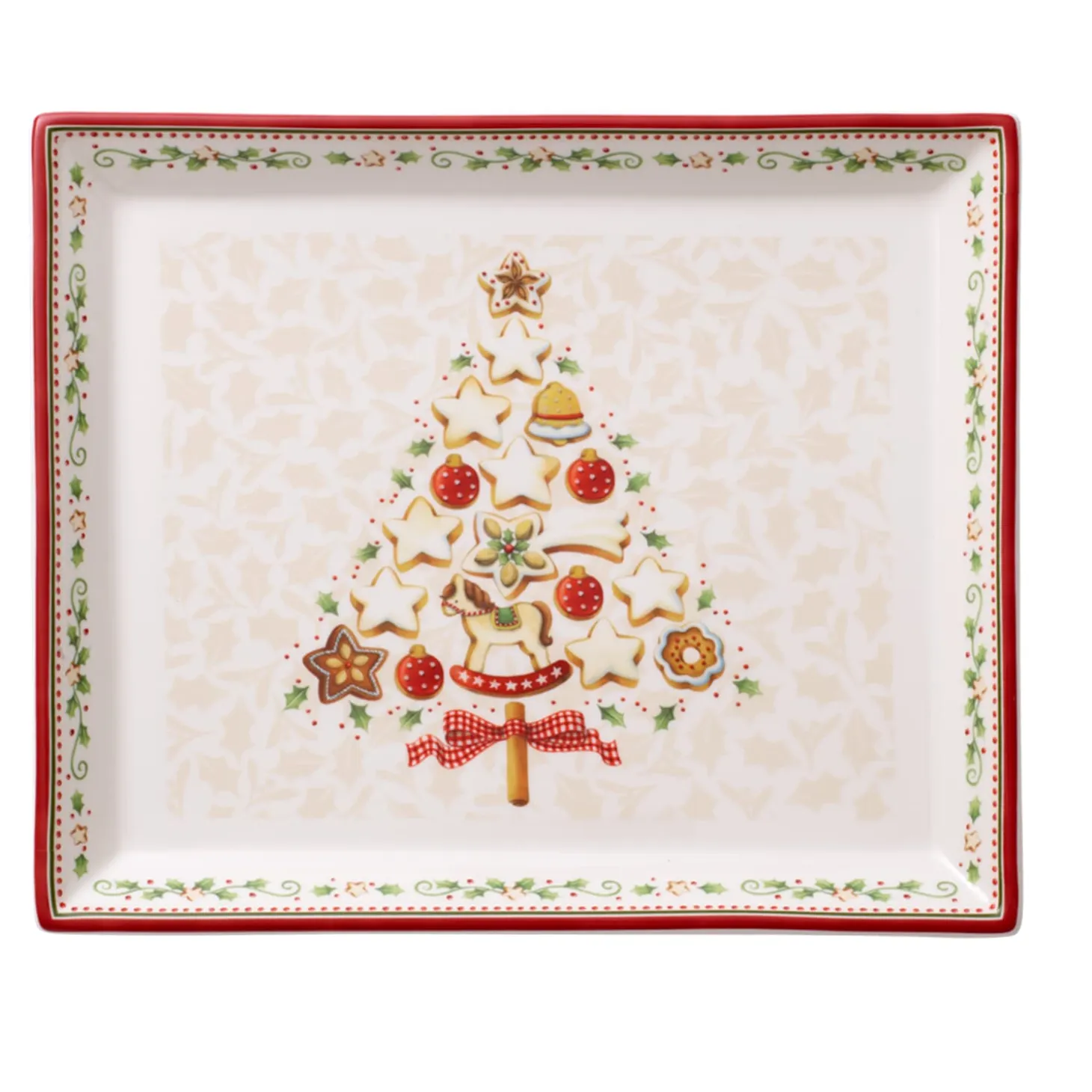 Winter Bakery Delight Small Pastry Plate