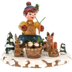 Winter Children Animals Of The Forest
