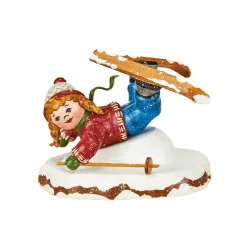 Winter Children Belly Landing