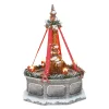 Winter Children City Fountain, Electric Lighting